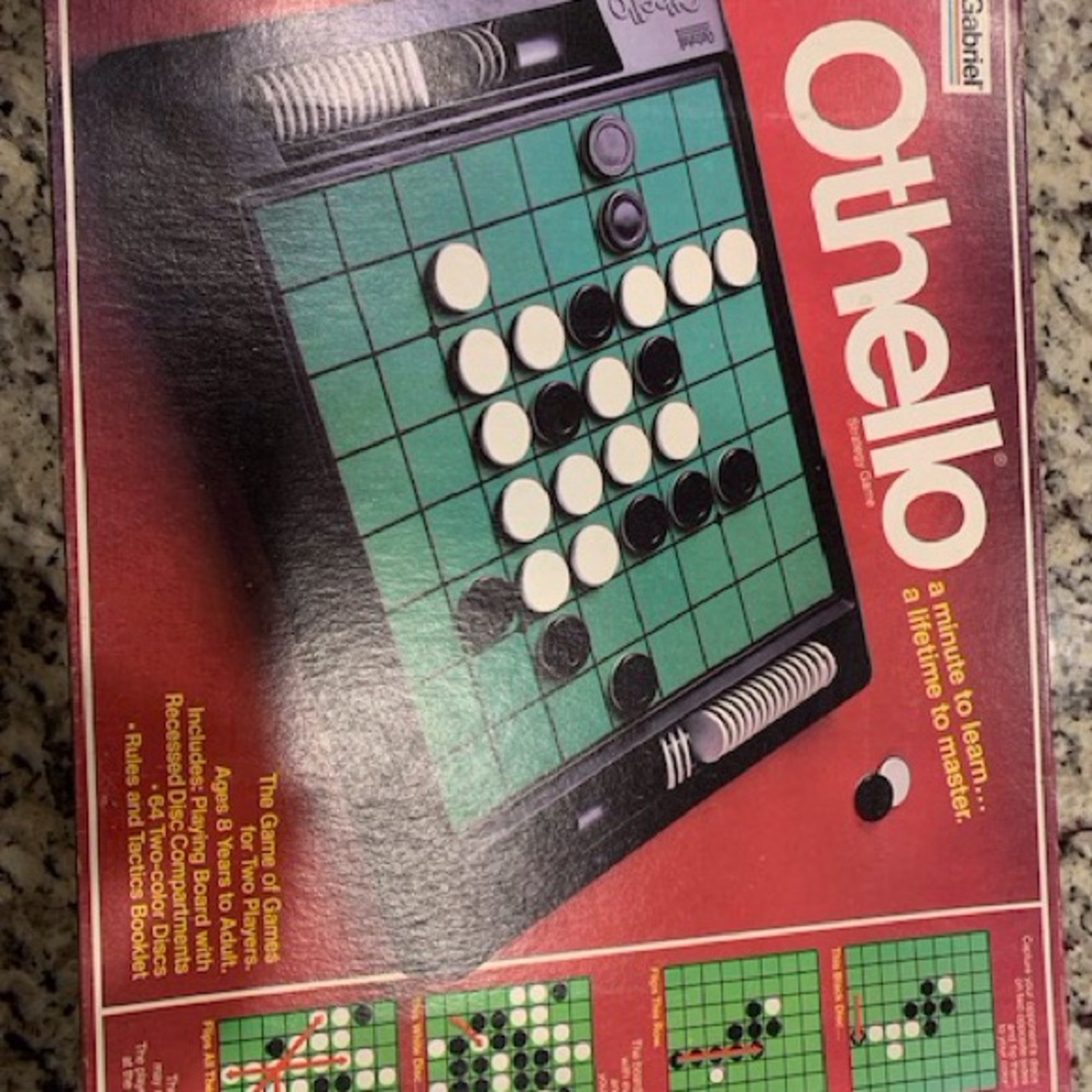 Vintage Othello Classic Strategy Board Game